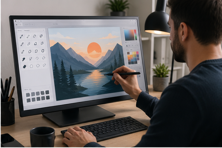 drawing using computer